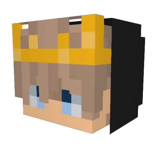 OsaMaA7meD Minecraft avatar head, 3D render
