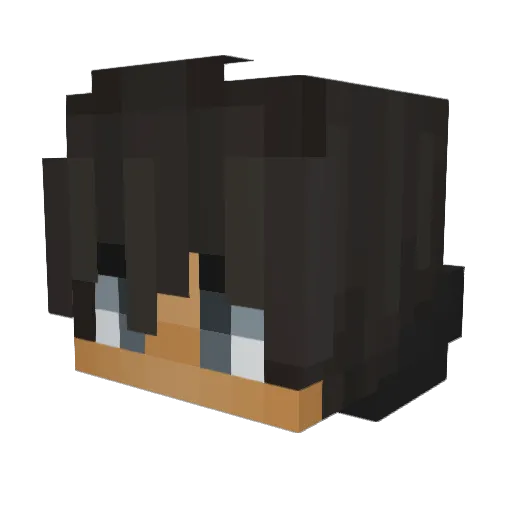OsamaBinAldi Minecraft avatar head, 3D render
