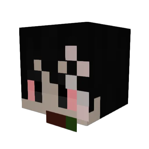 OsamaBinJuanjo Minecraft avatar head, 3D render