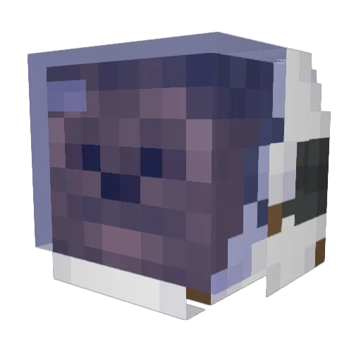 OsamaBinMoggln Minecraft avatar head, 3D render