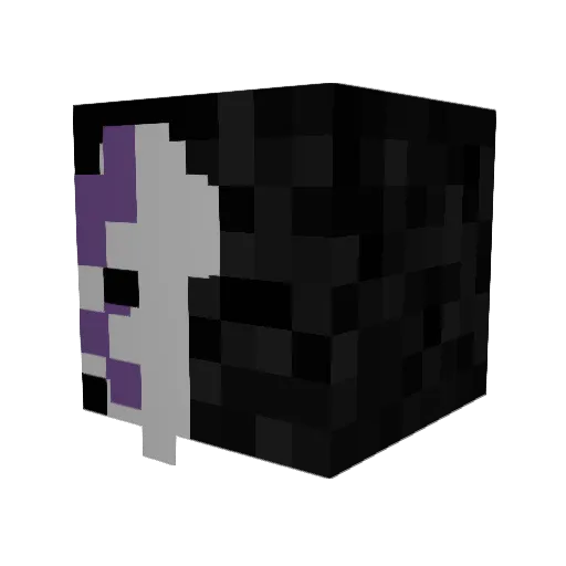 Osavv2x Minecraft avatar head, 3D render