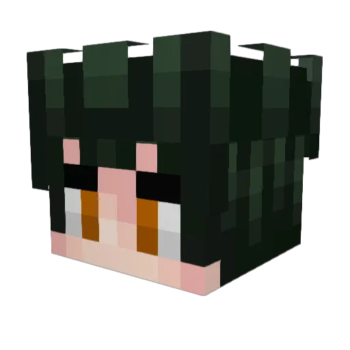 Oscaa20 Minecraft avatar head, 3D render