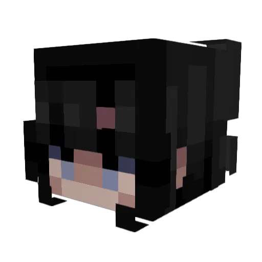 Oscar00 Minecraft avatar head, 3D render