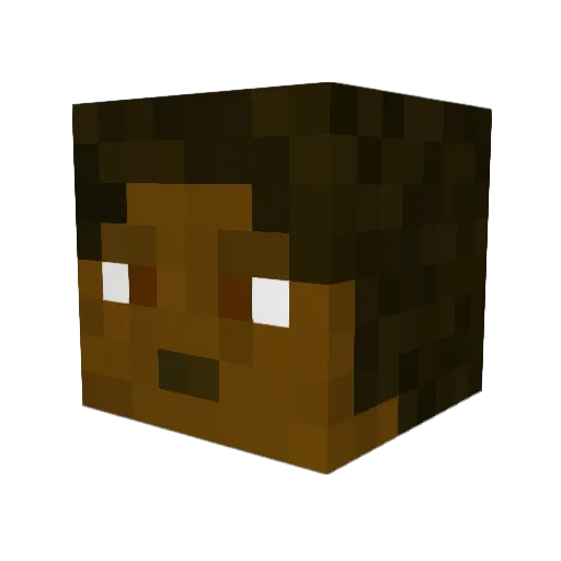 Oscar091622 Minecraft avatar head, 3D render