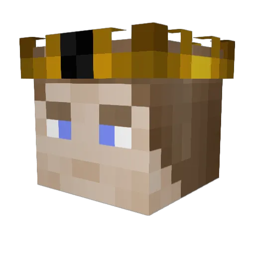 Oscar1984 Minecraft avatar head, 3D render