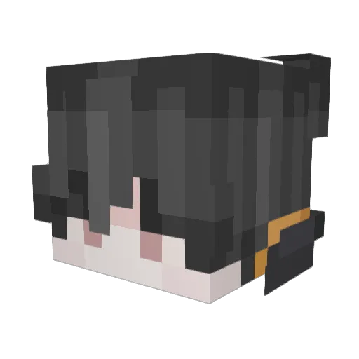 Oscar876 Minecraft avatar head, 3D render