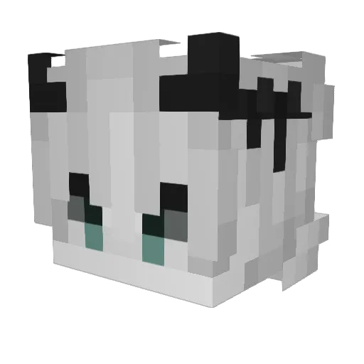 OscarCM Minecraft avatar head, 3D render