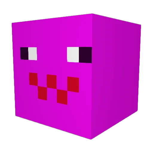 OscarDGrouch Minecraft avatar head, 3D render