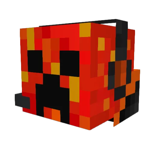 OscarDP Minecraft avatar head, 3D render