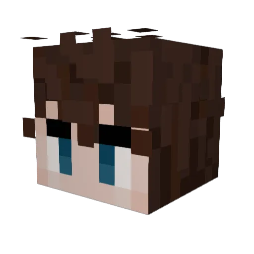 OscarFromFinland Minecraft avatar head, 3D render
