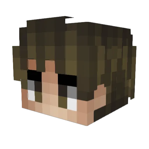 OscarPiastri__ Minecraft avatar head, 3D render