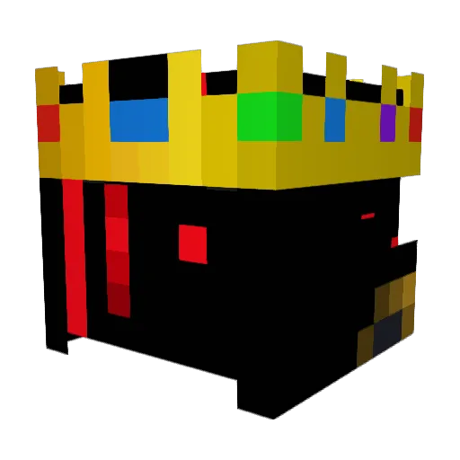 OscarTrier Minecraft avatar head, 3D render