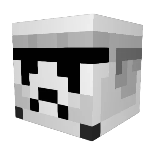 Oscarius11 Minecraft avatar head, 3D render