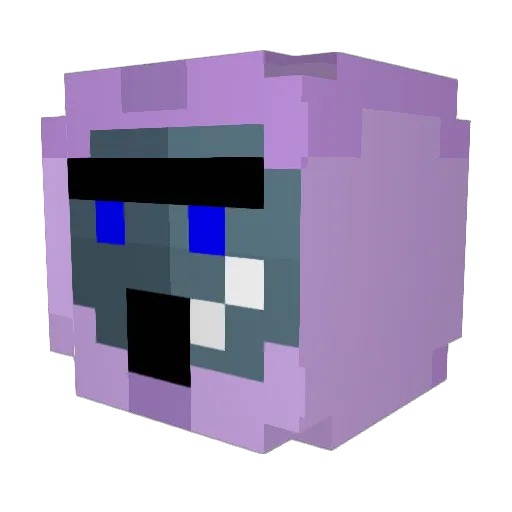 Oscarmasta Minecraft avatar head, 3D render