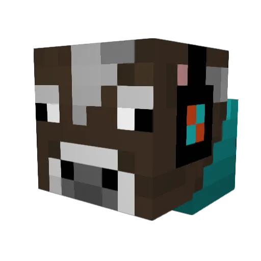 Oscarr69 Minecraft avatar head, 3D render