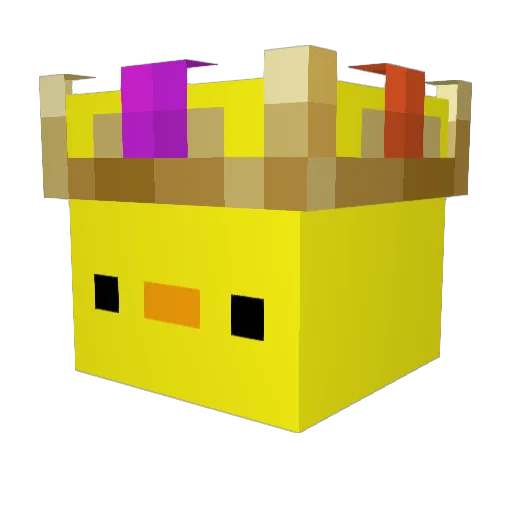 Oscaru10 Minecraft avatar head, 3D render