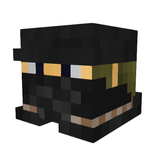 Oscarz_Y Minecraft avatar head, 3D render
