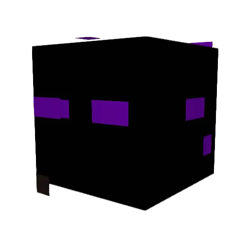 Oscillus Minecraft avatar head, 3D render