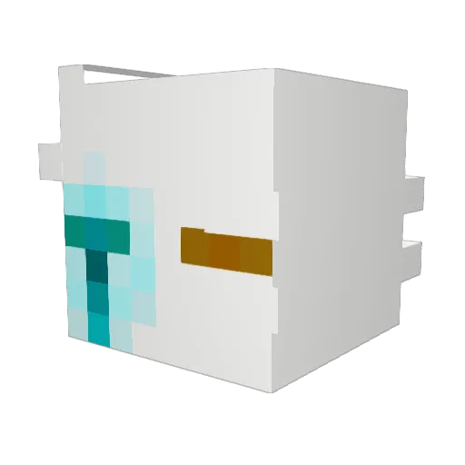 Oscrack202 Minecraft avatar head, 3D render