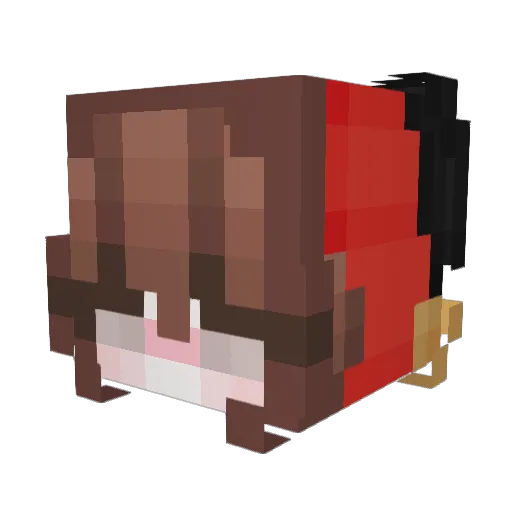 OseBrah Minecraft avatar head, 3D render