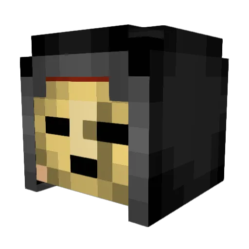 Oselo Minecraft avatar head, 3D render