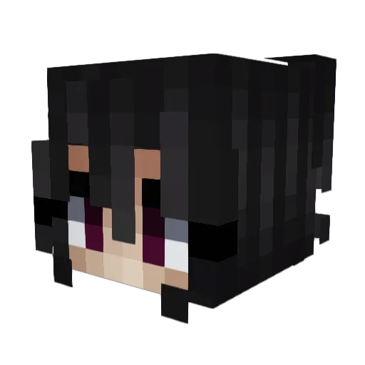 OseriaDiddy Minecraft avatar head, 3D render
