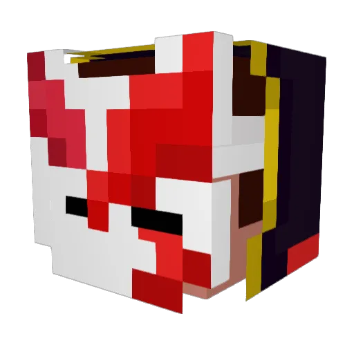 Oserii Minecraft avatar head, 3D render