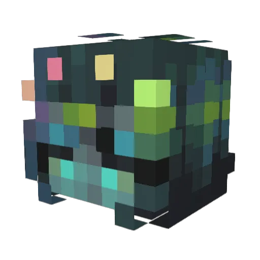 OshRicK2 Minecraft avatar head, 3D render