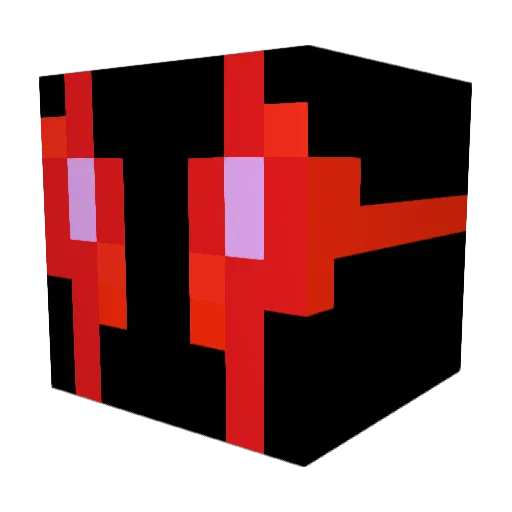 Oshac Minecraft avatar head, 3D render