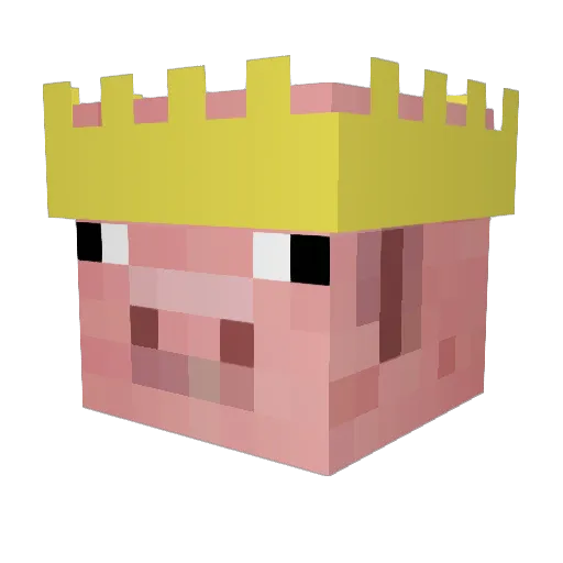 Oshen319 Minecraft avatar head, 3D render