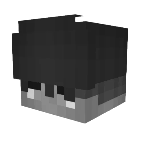 OshimaJL Minecraft avatar head, 3D render
