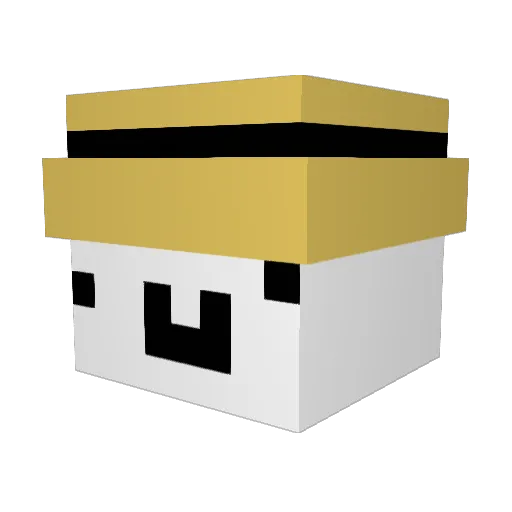 Osiggg Minecraft avatar head, 3D render