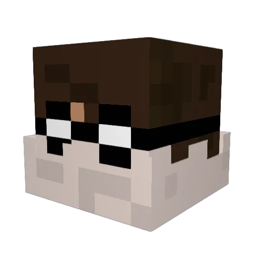 Osin3009 Minecraft avatar head, 3D render