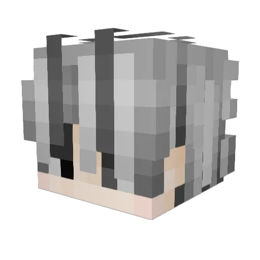 Osinnii Minecraft avatar head, 3D render