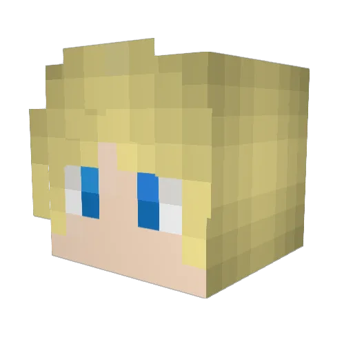 Osiris9000 Minecraft avatar head, 3D render