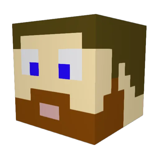 Osiris978 Minecraft avatar head, 3D render