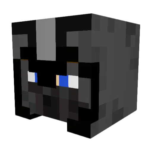 Osiris_x64 Minecraft avatar head, 3D render