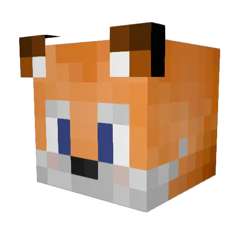 Oskar188 Minecraft avatar head, 3D render