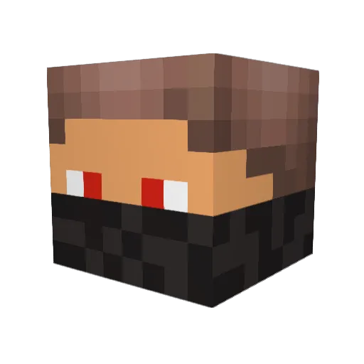 Oskar9395 Minecraft avatar head, 3D render