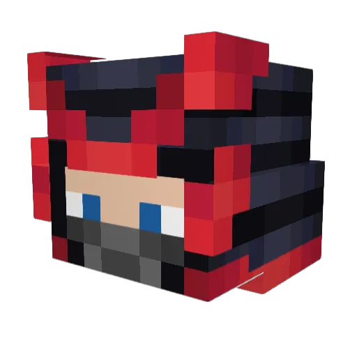 Oskar_Murzyn Minecraft avatar head, 3D render