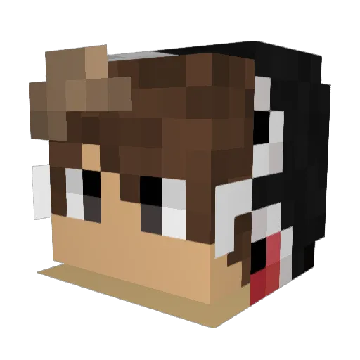 Oskar_WagnerV2 Minecraft avatar head, 3D render