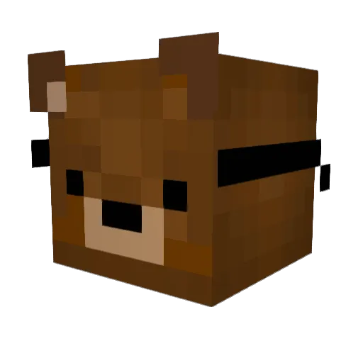 Oskarnumberone Minecraft avatar head, 3D render