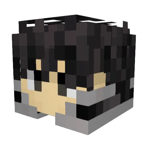 Oskel07 Minecraft avatar head, 3D render