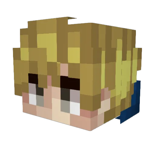 Oski_player Minecraft avatar head, 3D render