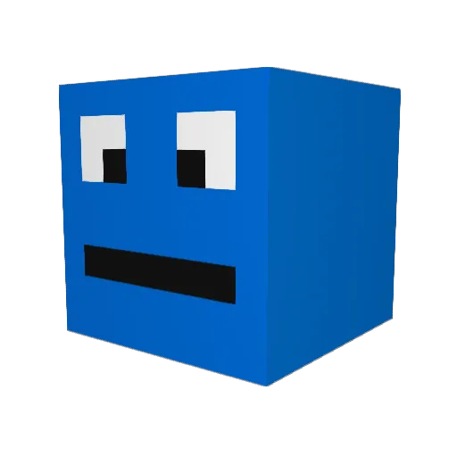 Oskiimo Minecraft avatar head, 3D render