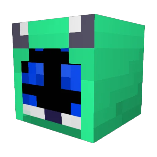 OskillOs Minecraft avatar head, 3D render