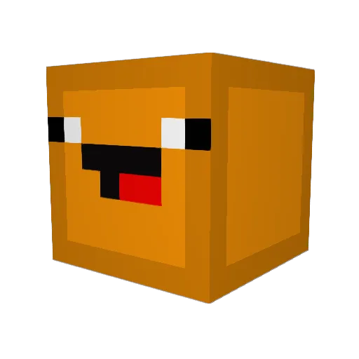 Osko123 Minecraft avatar head, 3D render