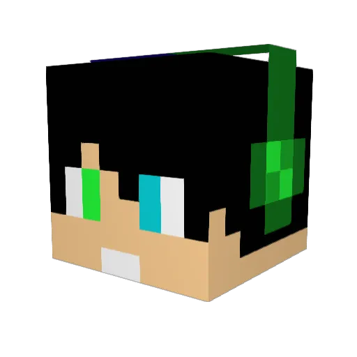 Osku567 Minecraft avatar head, 3D render