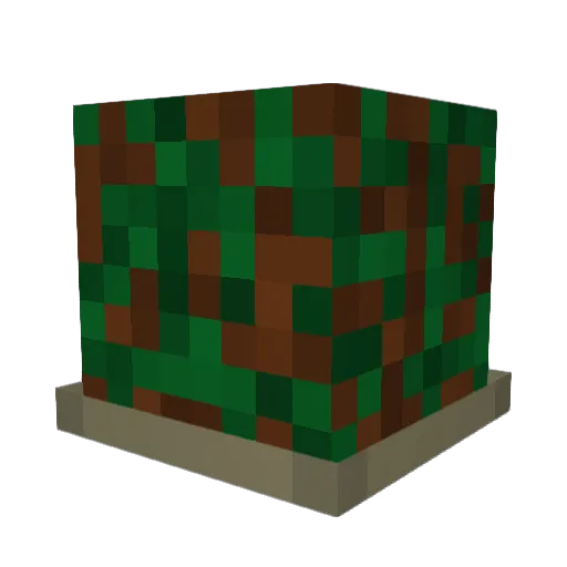 Oslay Minecraft avatar head, 3D render