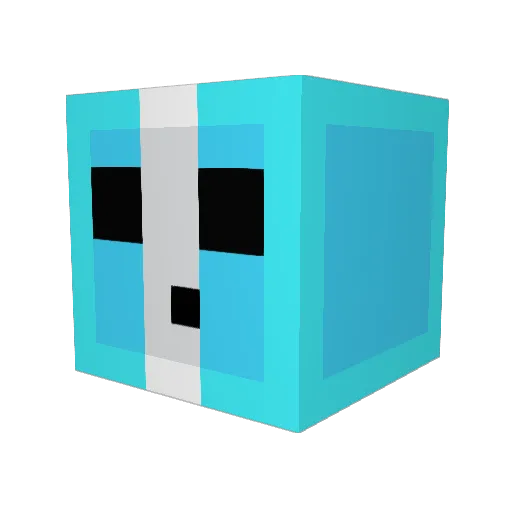 Oslit9000 Minecraft avatar head, 3D render